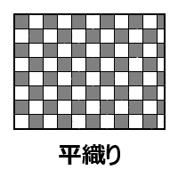 平織り