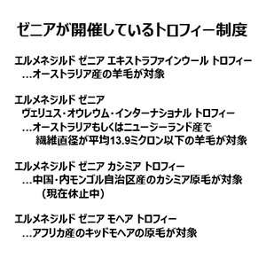 ゼニアが開催しているトロフィー制度