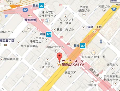 銀座店マップ